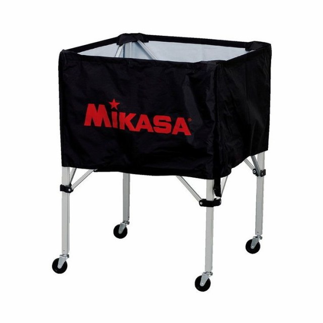 ミカサ(MIKASA) 器具 ボールカゴ 箱型・中(フレーム・幕体・キャリーケース3点セット) BCSPS 【カラー】ブラック【送料無料】