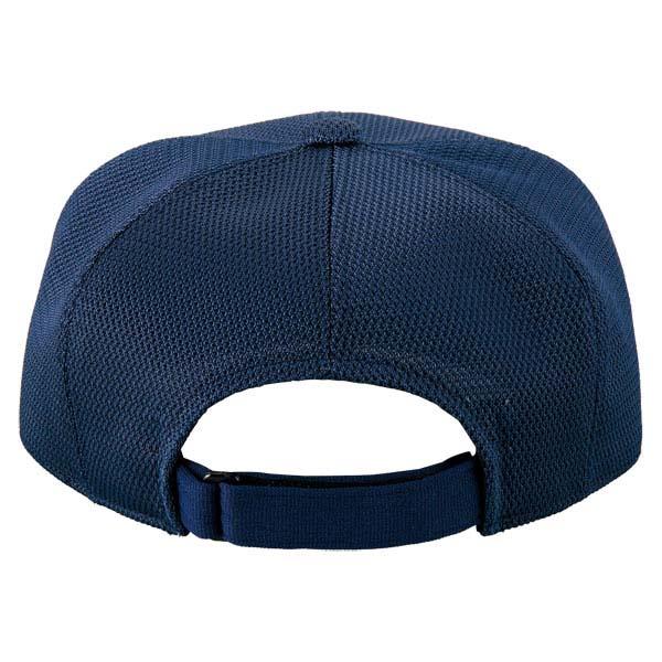 ZETT 角型ダブルメッシュキャップ（六方） BH132 ネイビー 2900 サイズ