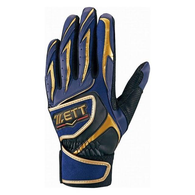 ZETT(ゼット) バッティンググラブ プロステイタス(両手用) BG355 【カラー】ブラック×ネイビーS 【サイズ】25cm【送料無料】の通販は 6,990円