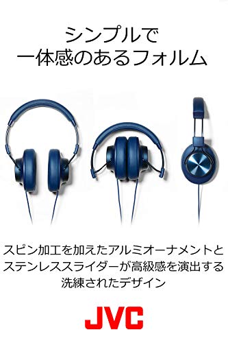 JVC 密閉型ヘッドホン SOLIDEGE/N_W ハイレゾ対応 ブルー HA-SD7-A