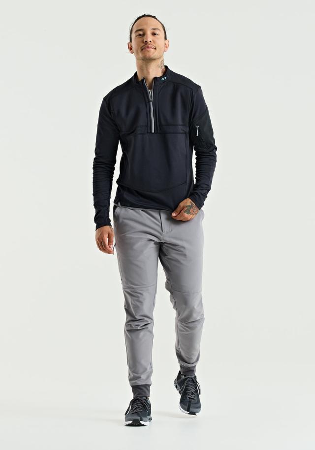 OROS JAPAN オロス Horizon Quarter Zip MEN  メンズ トップス インナー 日常 普段使い 通勤 通学 スポーツ アウトドア ランニング ウォーキング 登山 春 秋 初冬 断熱 体温調節 吸湿 発散 抗菌 収納 ポケット 黒