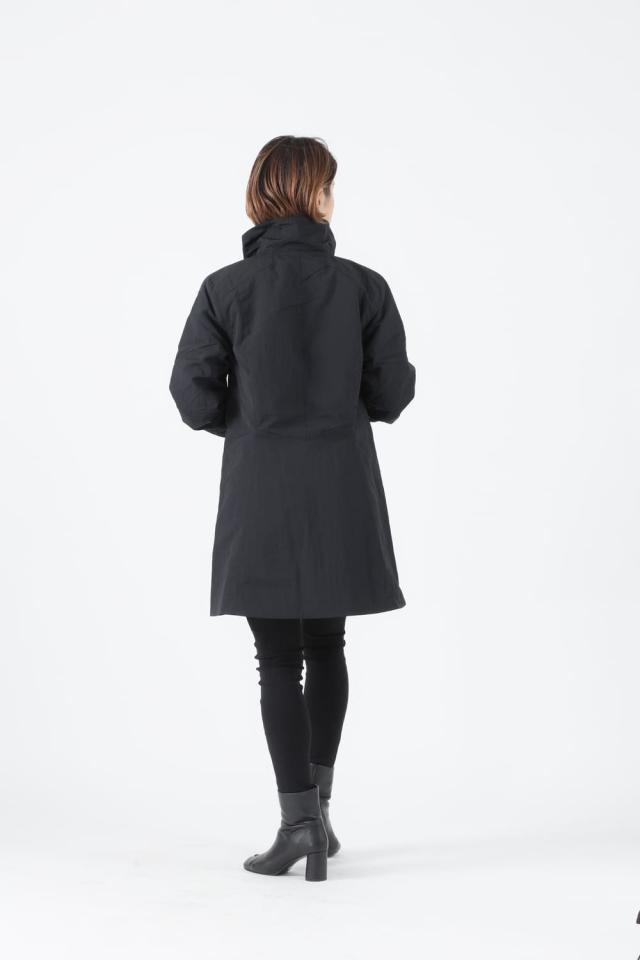 OROS JAPAN オロス Orion City Coat オリオンシティコート レディース アウター ジャケット コート ウェア 防寒着 日常 普段使い 通勤 ビジネス 旅行 シンプル 防寒 暖かい 撥水 ポケット 収納 薄手 軽量 冬 黒 ブラック_2