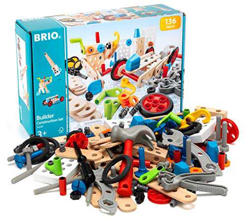 BRIO (ブリオ) ビルダー コンストラクションセット [全136ピース] 対象年齢 3歳~ (大工さん 工具遊び おもちゃ 知育玩具) 34