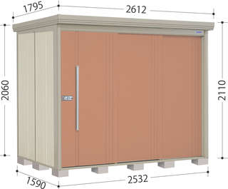 タクボ物置 ＮＤ-２５１５　Mr.ストックマンダンディ 屋外 収納 物置 送料無料の通販は