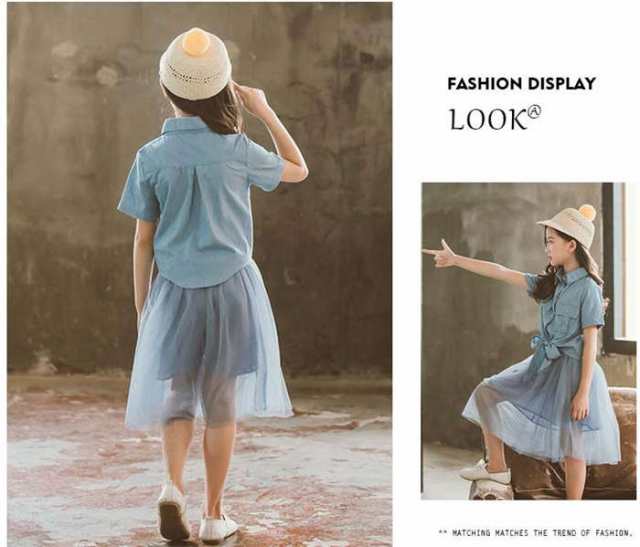 子供服 女の子 セットアップ 韓国風 スカート Tシャツ 可愛い 半袖
