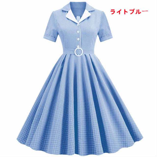 レディースワンピース レトロ ワンピース ドレス 夏 レトロ レディースワンピース レトロ ワンピース ドレス 夏 レトロ