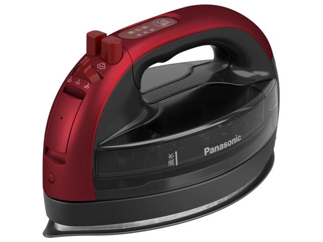 Panasonic コードレススチームアイロン　NI-WL609-R [レッド]