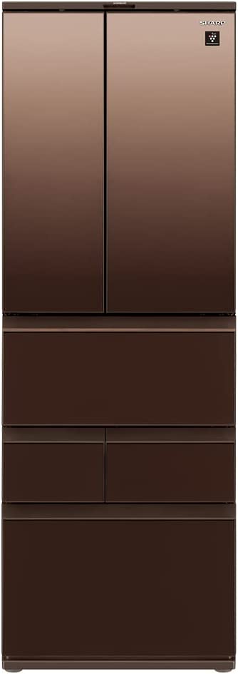 SHARP 冷蔵庫 幅65.0cm 457L SJ-MF46K-H プラズマクラスター