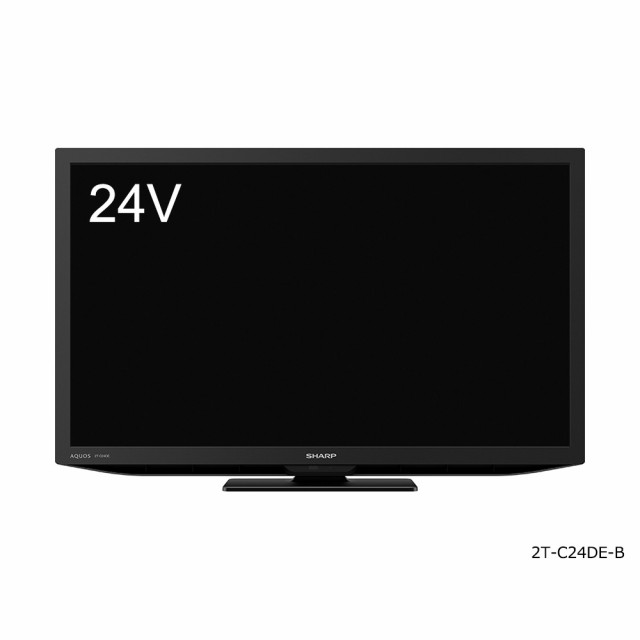 【定番特価】SHARP 2T-C24DE-B BLACK テレビ