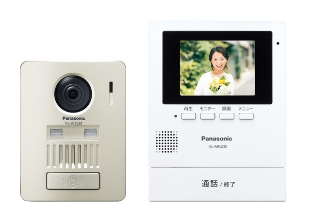 Panasonic モニター壁掛け式ワイヤレステレビドアホン VL-SGZ30