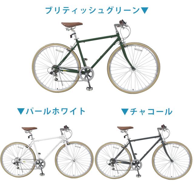 クロスバイク シマノ 6段変速ギア 700C 27インチ相当 スタンド付き 通勤 通学 軽量 自転車 じてんしゃ 本体 シティサイクル アウトドア スポーツ メンズ レディース ギフト おしゃれ_2