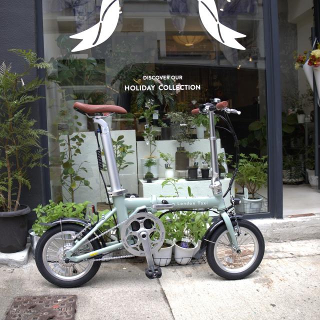 電動折りたたみ自転車 電動アシスト自転車 14インチ ミニベロ アルミ 軽量 シートポスト兼用バッテリー ユニオンジャック ジェイドグリーン_11