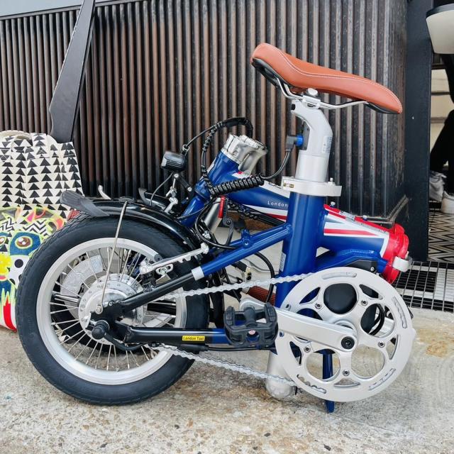 電動折りたたみ自転車 電動アシスト自転車 14インチ ミニベロ アルミ