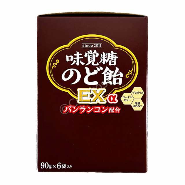 UHA味覚糖 味覚糖のど飴EXα 90g×6袋入り UHA Throat Lozengesの通販は