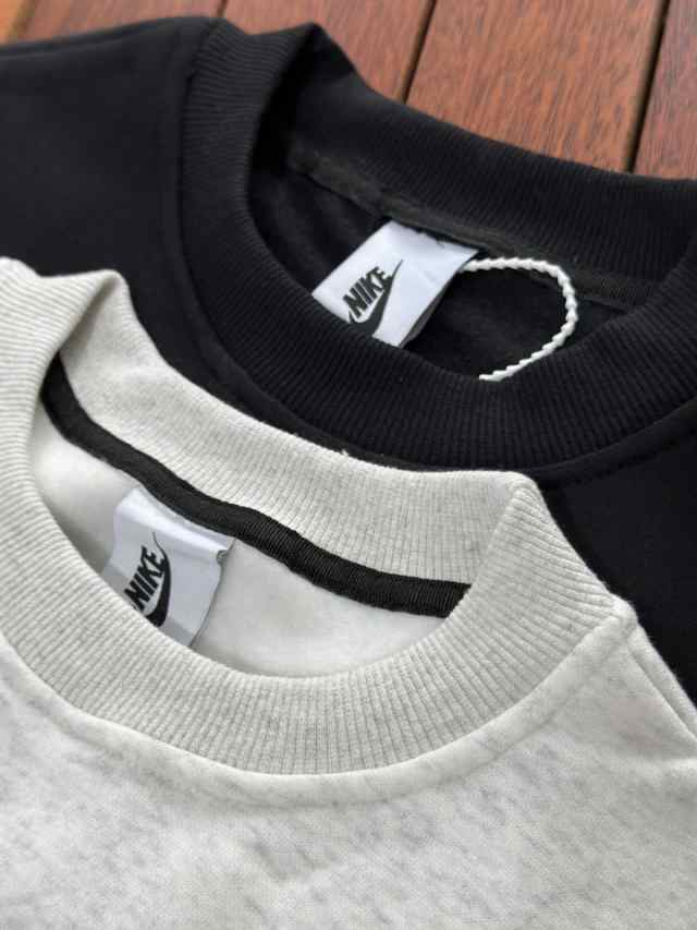 Stussy ステューシー x Nike ナイキ 共同ブランド SS23 刺繍レターロゴ カップル ルーズパデッド クルーネック スウェットシャツ  [並行輸｜au PAY マーケット