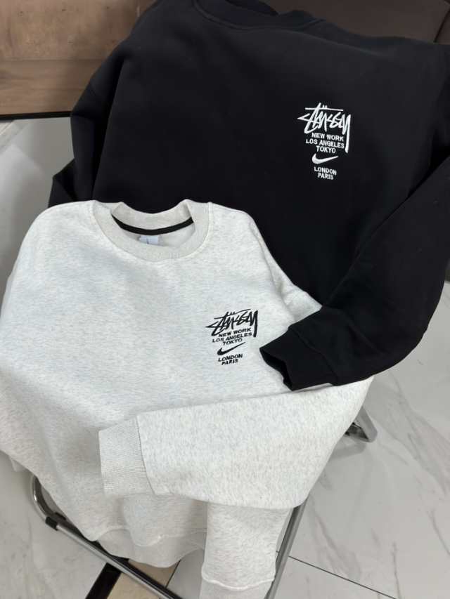 Nike×stussy フリース　クルースウェットシャツ