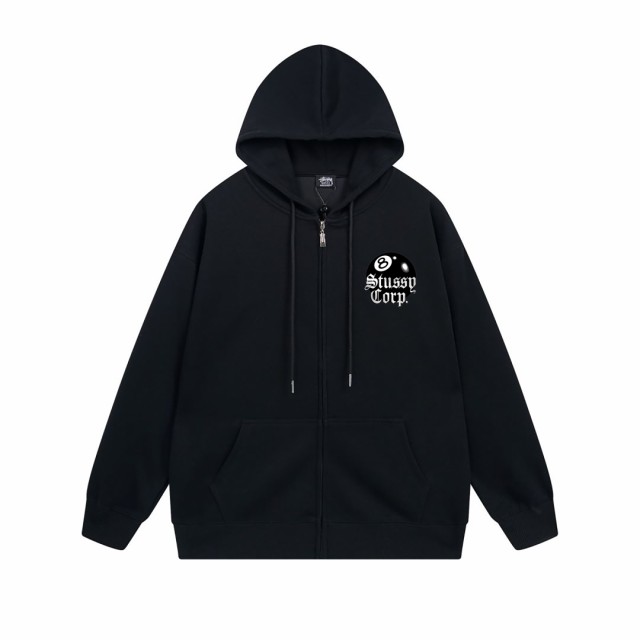 新品 ステューシー STUSSY プリント ファッション パーカープル