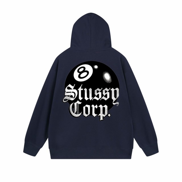 新品 ステューシー STUSSY プリント ファッション パーカープル