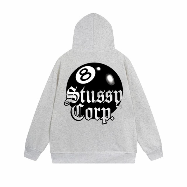 新品 ステューシー STUSSY プリント ファッション パーカープル 