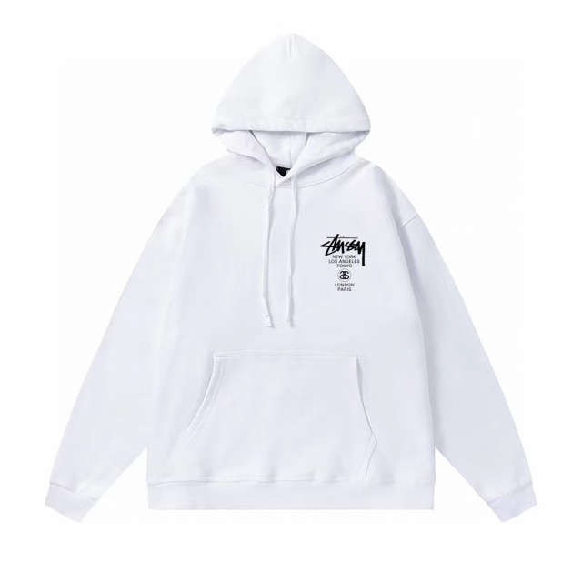 新品 ステューシー STUSSY プリント ファッション パーカープル