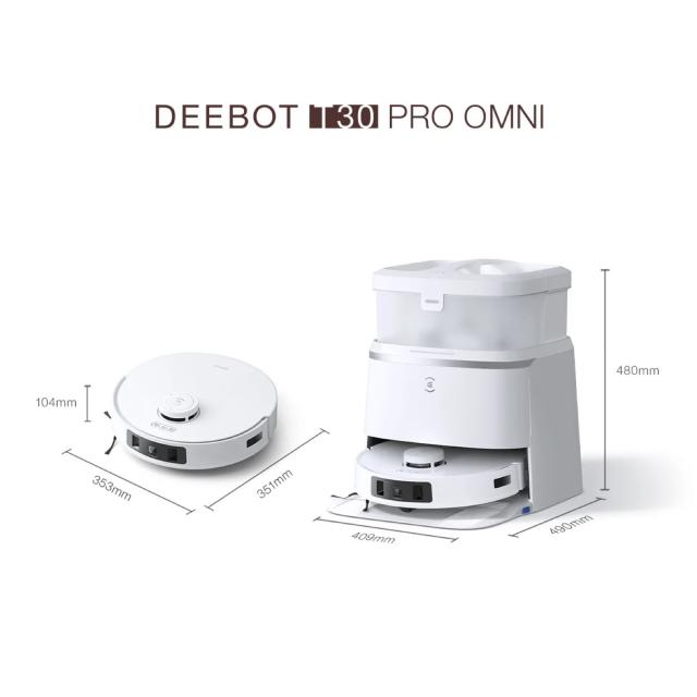 ECOVACS DEEBOT T30 PRO OMNI ロボット掃除機 水拭き 両用 モップ洗浄 自動ゴミ収集 DDX14-12EE エコバックス (17)_9