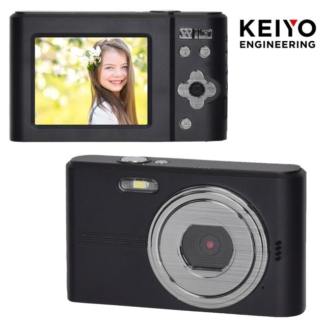 KEIYO AN-DC001BK デジタルカメラ ブラック 顔認証 手ぶれ補正 4400万画素 録画 AN-DC001 慶洋エンジニアリング (05)の通販は 6,042円