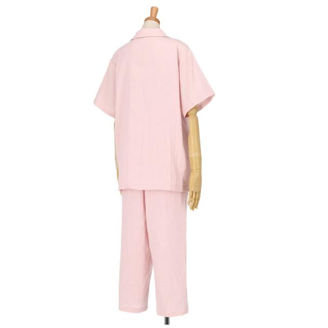 10%OFF  ワコール wacoal レディース 睡眠科学 パジャマ 全開 5分袖 9分丈  吸汗速乾 通気性 綿100％ （M・Lサイズ）YDT144_4
