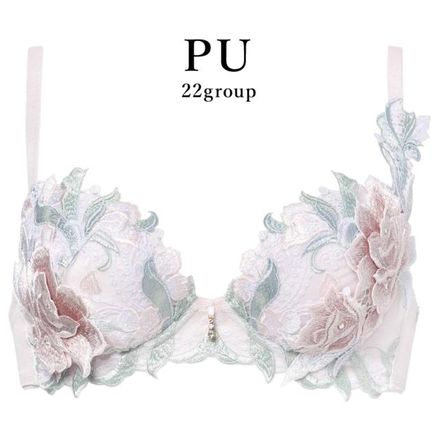 ワコール Wacoal サルート salute 22グループ 22G プッシュアップ P-UP 3/4カップブラジャー 下着 単品 レディース 女性 G・H・Iカップ BTJ422 glm