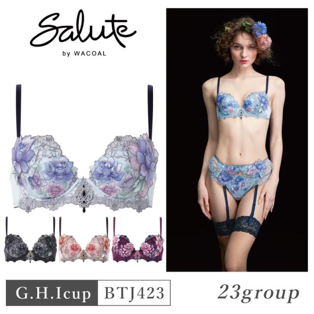 23％OFF ワコール Wacoal サルート salute 23グループ 23G プッシュアップ P-UP 3/4カップブラジャー 下着 単品 レディース 女性 G・H・Iカップ BTJ423 glm