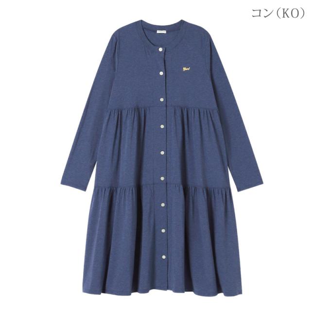 20%OFF ワコール wacoal ツモリチサト tsumori chisato SLEEP ルームウェア 10分袖 ロング丈 ワンピース M・Lサイズ UNX555_3