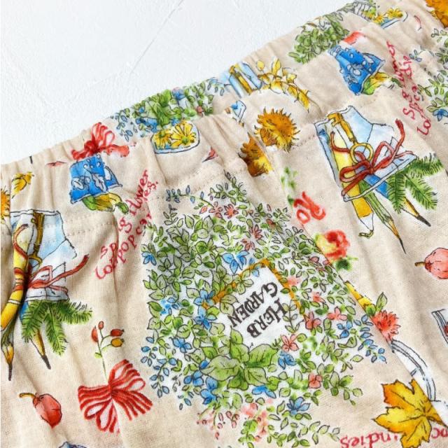 【数量限定!TUNIC商品税込5,以上でミニタオルプレゼント】 TUNIC チュニック 切り替えパジャマ 80接結 ハーブガーデン フェミニン 綿100％ 鴨居羊子 かもいようこ フリーサイズ 26240P_8