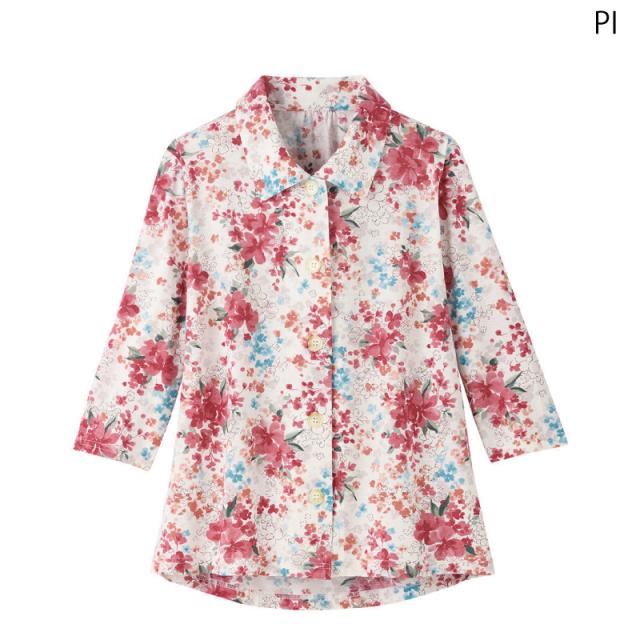 10%OFF ワコール wacoal らくラクパートナー ブラウス 長袖 トップス アウター 女性用 婦人用 レディース  綿100％   (SP・MP・LPサイズ) DAL108_3