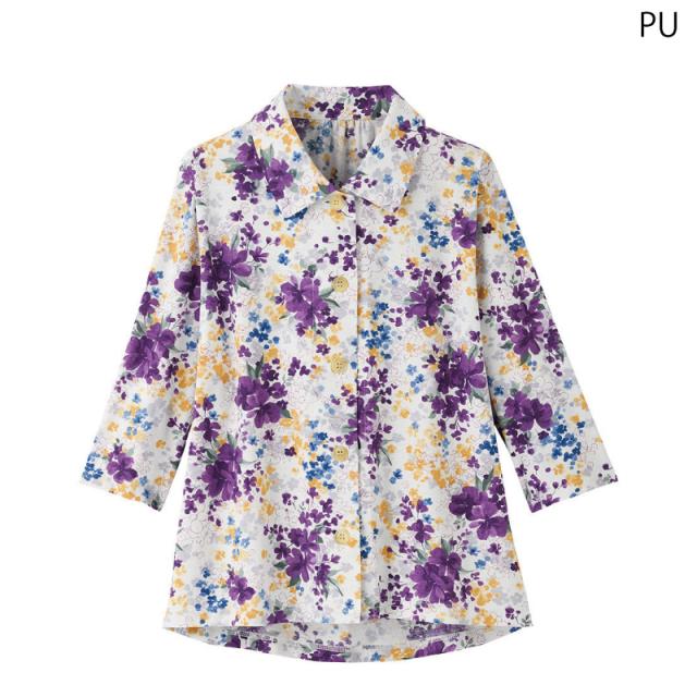 10%OFF ワコール wacoal らくラクパートナー ブラウス 長袖 トップス アウター 女性用 婦人用 レディース  綿100％   (SP・MP・LPサイズ) DAL108_4