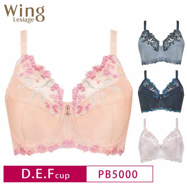 20%OFF Wacoal ワコール Wing ウイング Lesiage レシアージュ 5000シリーズ ChouChou de Lesi フルカップ  ブラジャー (D・E・Fカップ ) ｜au PAY マーケット