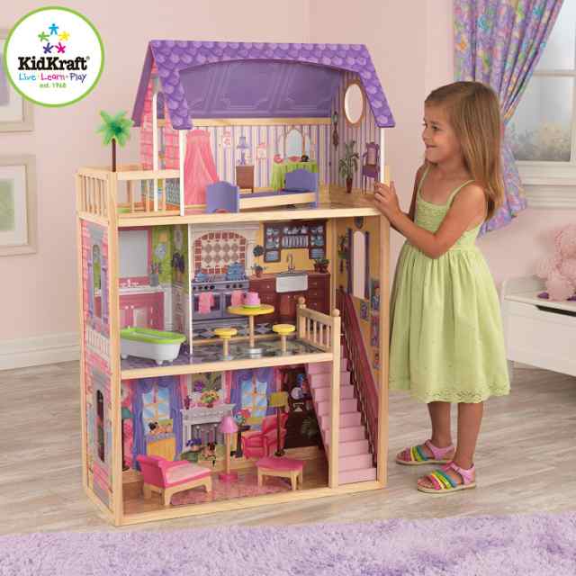 KidKraft Kayla Dollhouse 木製ドールハウス アメリカ キッドクラフト社製 大型 ドールハウス キッドクラフト｜au PAY  マーケット