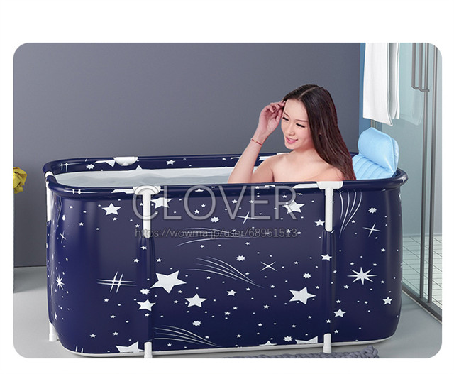 ポータブルバスタブ 折りたたみ浴槽 ポータブル浴槽・お風呂 大人の子供SPA お風呂の浴槽 キャンプに 持ち運び浴槽 ビニールプール 家庭用 バスタブ シャワールームに_9
