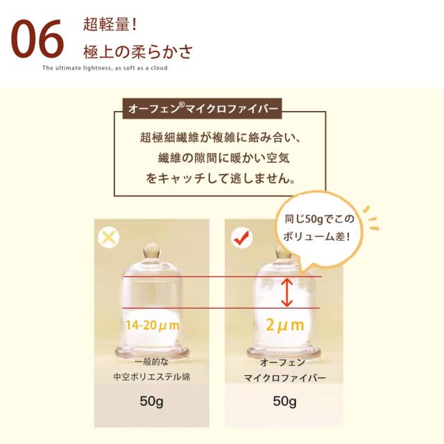 グラフェン布団 羽毛を超える 掛け布団 体温で発熱 Ofen正規品 遠赤外線 蓄熱 おしゃれ とろける 暖かい 軽い 布団 温める 冬用 秋用 快眠 寝具ダブル シングルロング 吸湿 静電気防止 抗菌防臭 防ダニ 洗える_15