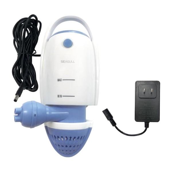 【即納】お風呂で簡単ジェットバス EL-30175 ブルー マリン商事 後付け スパ 工事不要 吸盤 浴槽 付けるだけ 可動式 噴射口 バブル ジェット 家庭用の通販は 5,546円