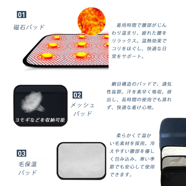 【半額クーポン配布中】腰 サポーター ベルト【人体工学設計】腰 コルセット ハード固定サポート 超柔軟 3Dニットメッシュ構造 蒸れない 男女兼用 送料無料_14