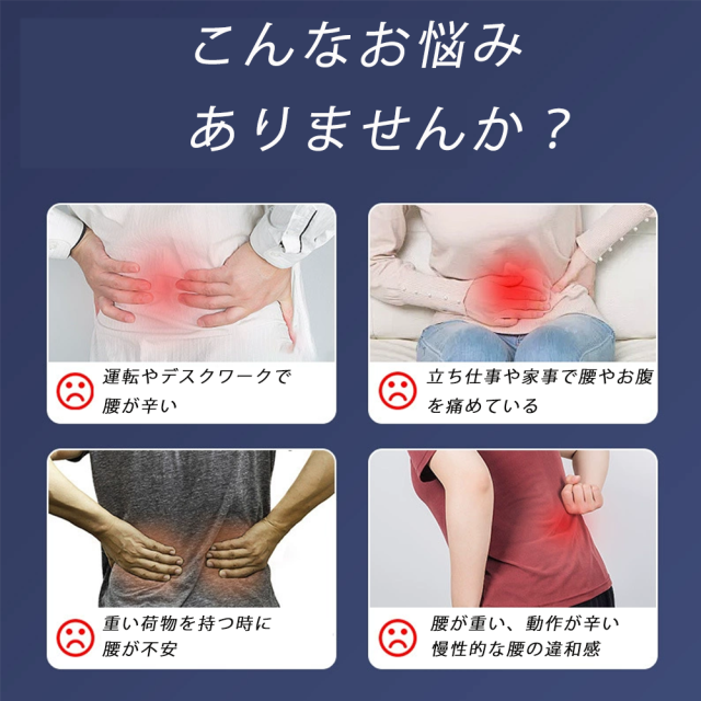 【半額クーポン配布中】腰 サポーター ベルト【人体工学設計】腰 コルセット ハード固定サポート 超柔軟 3Dニットメッシュ構造 蒸れない 男女兼用 送料無料_3