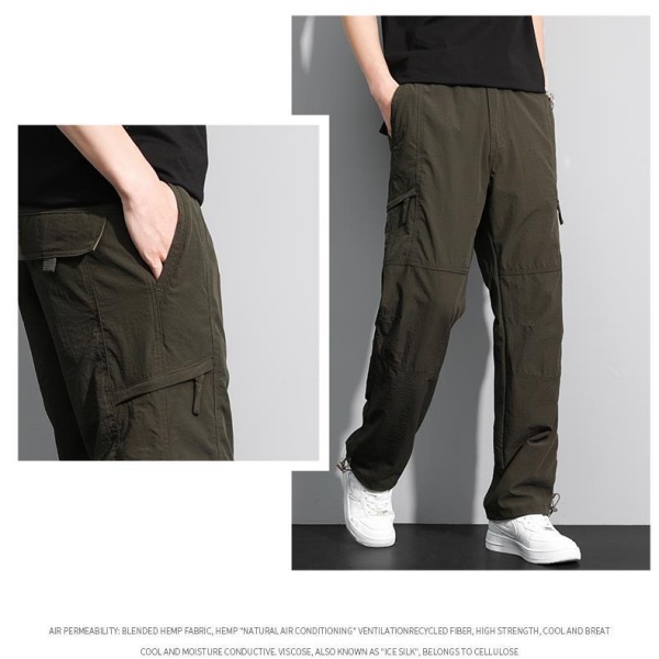 【黒のベルト付き】裏起毛 パンツ メンズ 秋冬 ボトム ゆったり 冬 ズボン防寒パンツ 暖 無地 シンプル おしゃれ 黒 カーキ ブルー 冬服 ウエスト調節可 S M L XXL XXXL_10