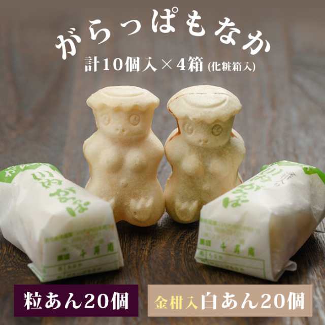 【送料無料】 ギフト 河童のふるさと川内 がらっぱもなか 10個入 × 4箱 最中 贈り物 鹿児島 和菓子 お歳暮 御歳暮 ホワイトデー お返し