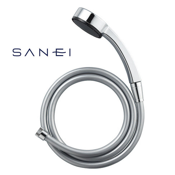 シャワーセット SANEI 三栄水栓 PS3950-CTA-CC 節水 メタリック シャワーホース シャワーヘッド セット バスルーム用