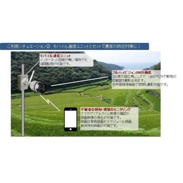 防犯カメラ スマートセキュリティカメラ BSS-002 スマホ操作 防犯 フルハイビジョン 有線/無線LAN