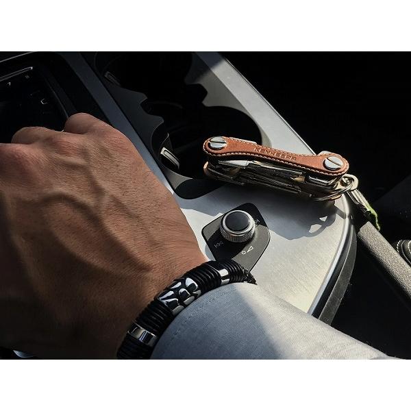 KEYKEEPA Leather (モカ) キーオーガナイザー KEYKEEPA 【公式】ヌメ革 最高級モデル