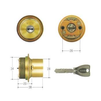 MIWA 美和ロック PRシリンダー LIXタイプ　鍵 交換 取替えMCY-253 TE0/LIXの通販は