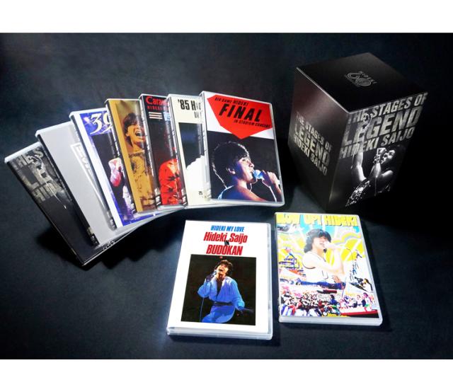 新品 西城秀樹 THE STAGE OF LEGEND / HIDEKI SAIJO AND MORE  DVD9枚組 (DVD)_1
