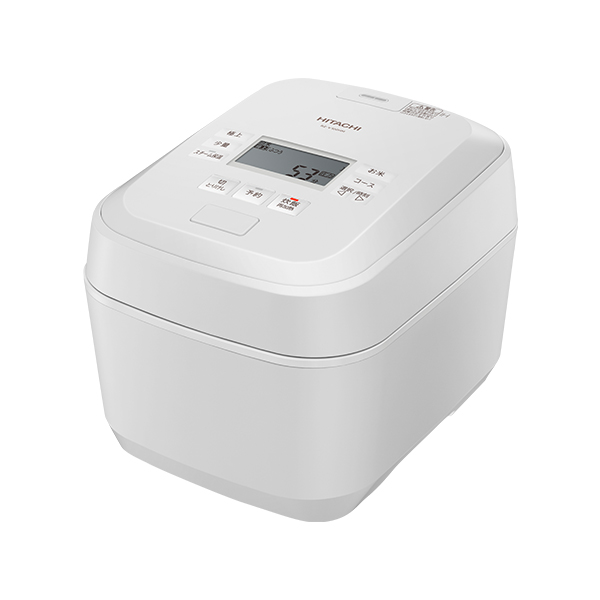 炊飯器 5.5合炊き 日立 ふっくら御膳 IHジャー炊飯器 RZ-V100HM W フロストホワイト 圧力スチーム 5合炊き キッチン家電 調理家電 電気釜 新生活 送料無料 100S◇ 炊飯器RZ:ホワイト