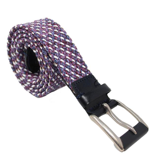 新品◇日本製】キプリス レザー メッシュベルト ダークブラウン 85/34