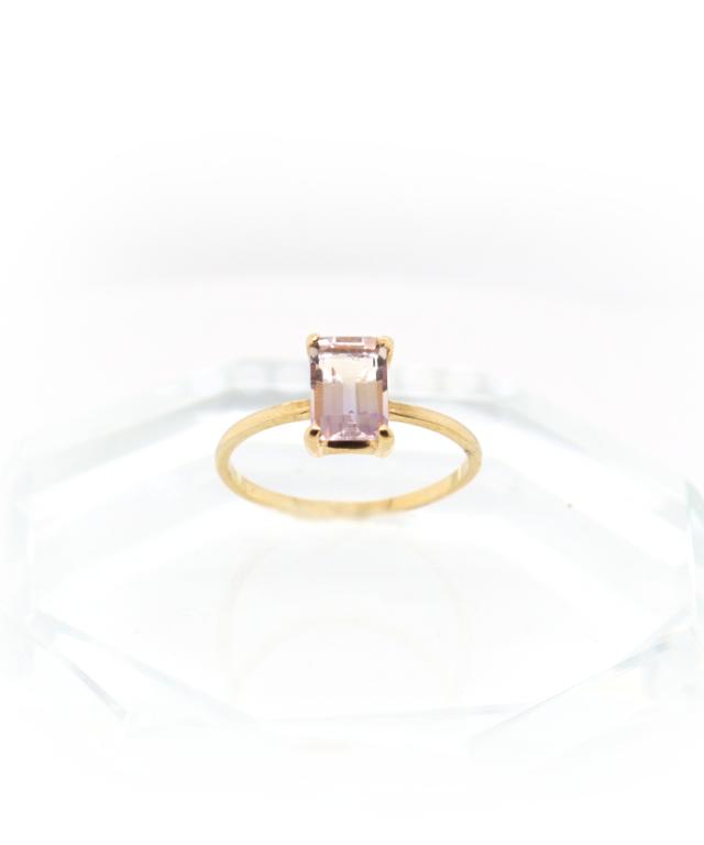 リング　アメトリン　10金　K10　色石　カラーストーン　レディース　アクセサリー　ジュエリー　ギフト　83796